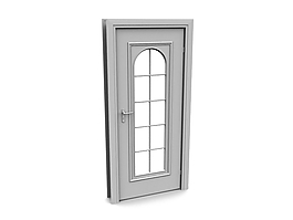 3D玻璃門模型下載