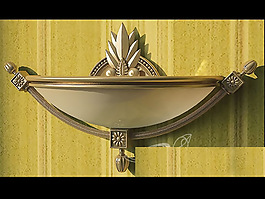 特色創(chuàng)意客廳壁燈模型