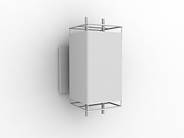 走道現代壁燈3D模型
