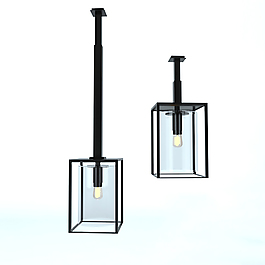 現(xiàn)代簡(jiǎn)約吊燈3D模型素材