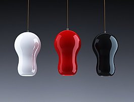 现代化个性吊灯3d模型