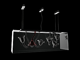 吊燈裝飾3D模型素材
