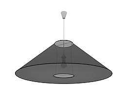 北歐吊燈3D黑色模型