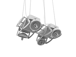 北歐簡約3D現(xiàn)代吊燈