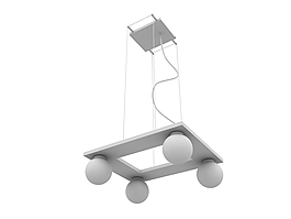 北歐3D典雅吊燈
