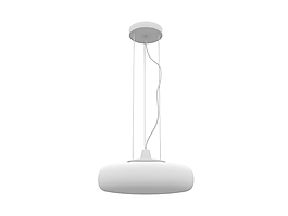 白色北歐吊燈3D模型