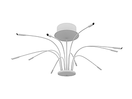 3D歐式現(xiàn)代吊燈模型