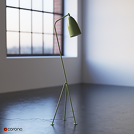 北歐落地燈3D家裝模型