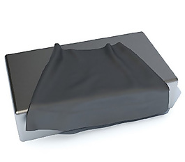 灰色简约小短裙3D模型