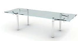 3D渲染透明桌子效果圖