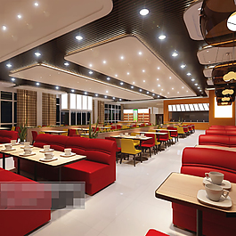 喜气餐厅模型下载