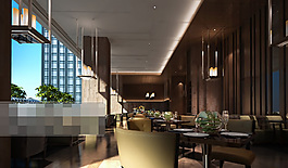 古典餐廳模型下載