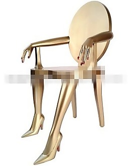 現代歐式女人座椅