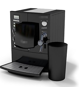 黑色時尚家用電器模型素材