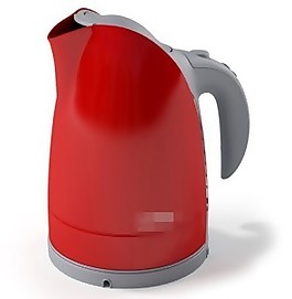 红色水壶模型素材