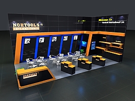 國外科技展覽展廳模型