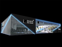 室內(nèi)展覽設(shè)計(jì)外觀模型