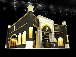 歐式展廳模型