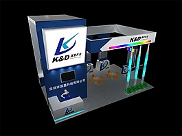 室內(nèi)外展柜模型