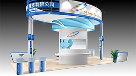 简单的展厅模型