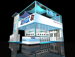 復(fù)式展廳模型