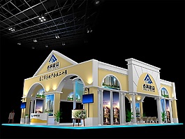 室內外展廳歐式模型