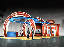某建筑公司展廳