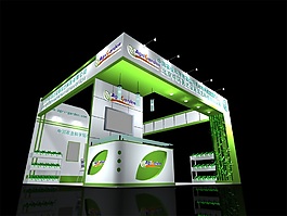 科技公司展廳模型