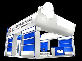 輕工公司展廳模型