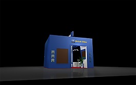 外立面展廳設(shè)計(jì)模型