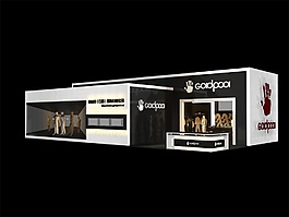 服裝展廳模型
