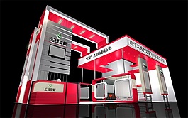 地板行業(yè)展廳模型