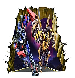 3D變形金剛大黃蜂壁畫墻畫