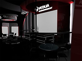 藝術3d展廳模型