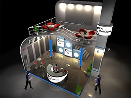 展示專柜模型