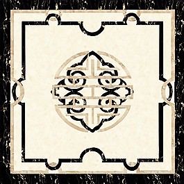 簡(jiǎn)約現(xiàn)代客廳大理石拼花地磚貼圖