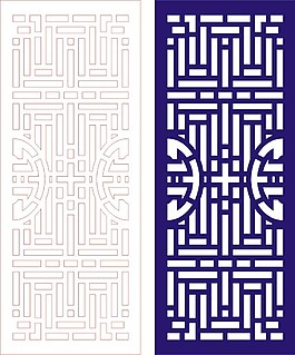 中式木雕镂空图