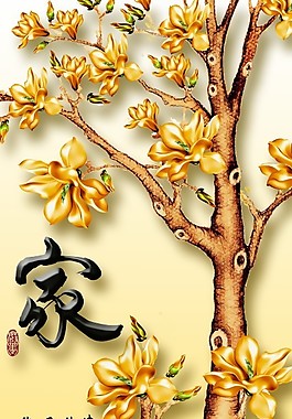 金粉浮雕背景墙