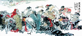 生意興隆字畫圖