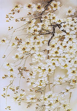 漂亮花朵背景效果圖