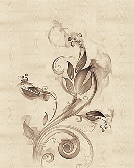 個(gè)性藝術(shù)花紋背景墻