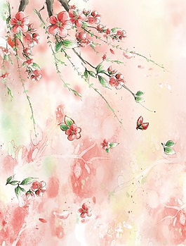 紋樣花紋背景墻
