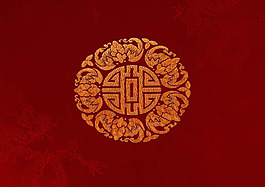 中式图案布纹贴图