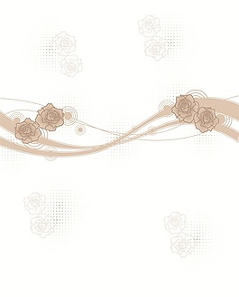 中式簡約花朵移門畫