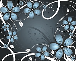 手繪百合花電視背景墻裝飾畫
