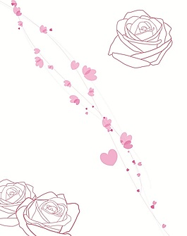 手绘立体花朵移门画