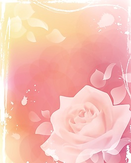 高清唯美玫瑰花移門畫