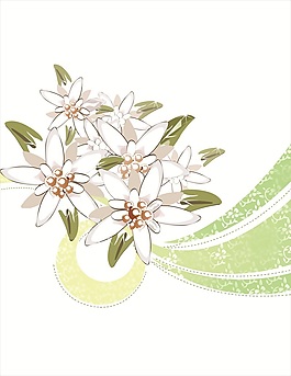素雅花朵室內(nèi)移門創(chuàng)意畫