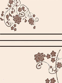 素雅花朵室內(nèi)移門創(chuàng)意畫