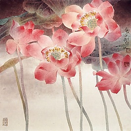 花兒朵朵開背景墻素材